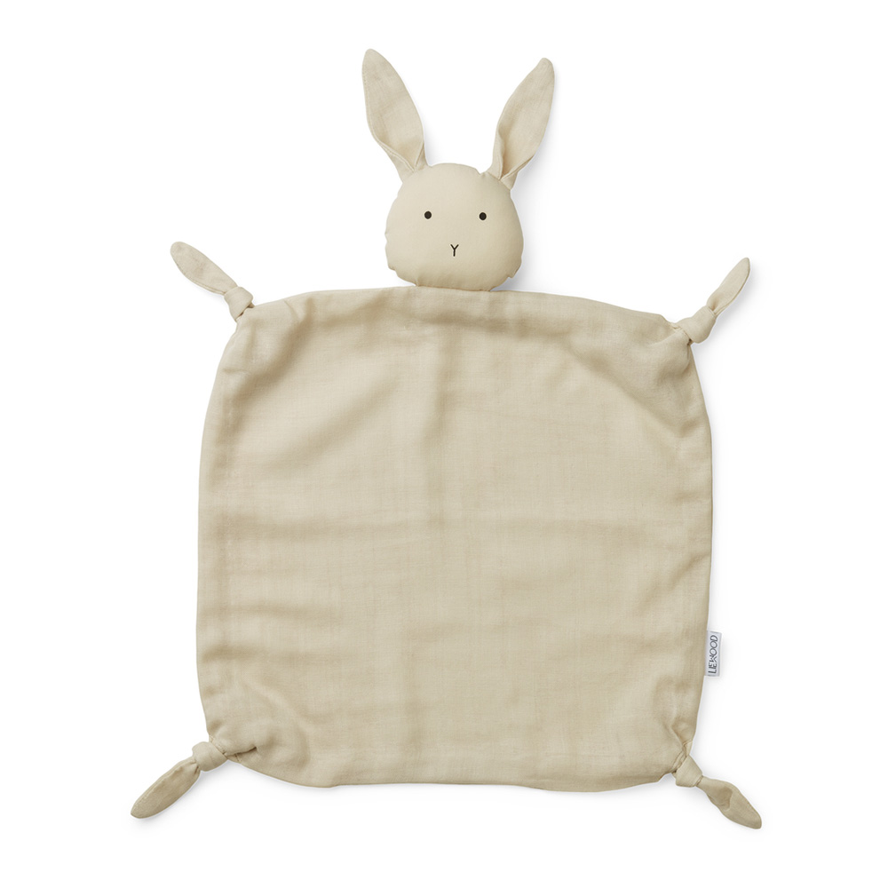 Liewood Agnete cuddle cloth Rabbit- sandy