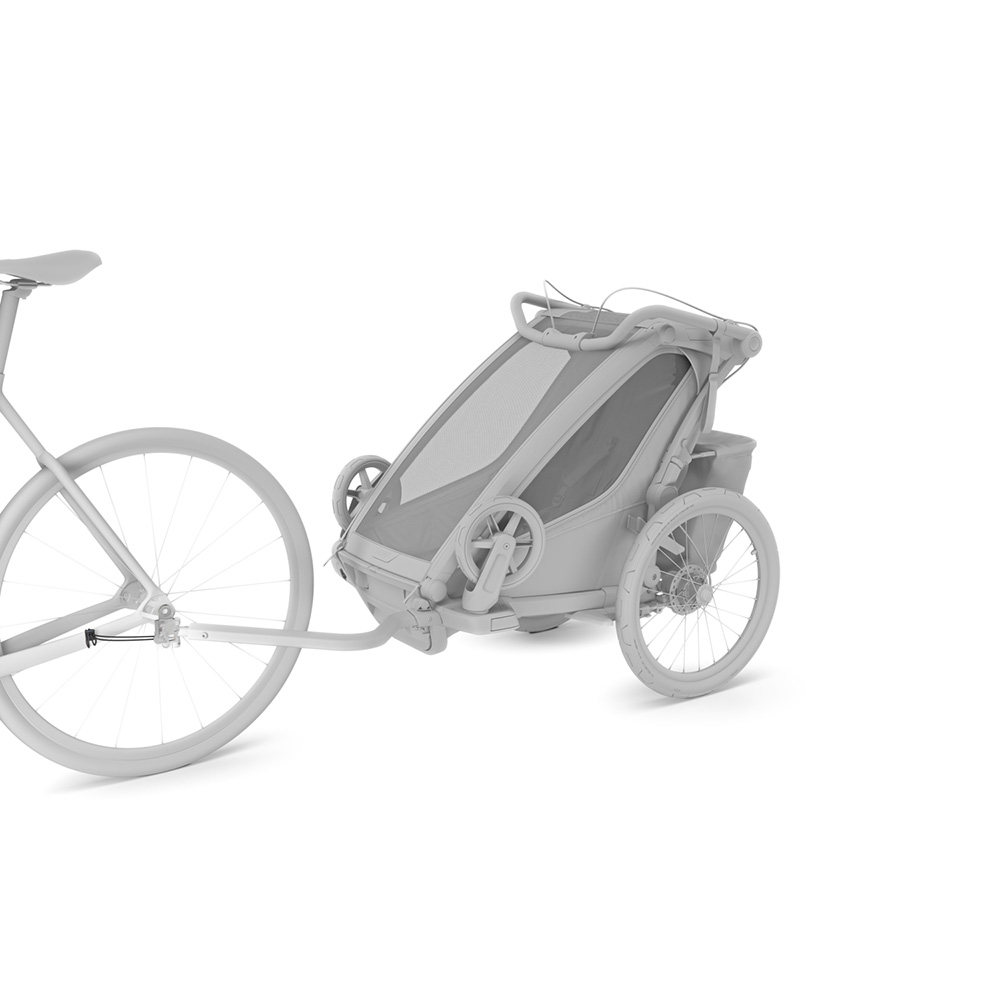 Thule axelfästeplatta ezHitch till Chariot cykelvagn