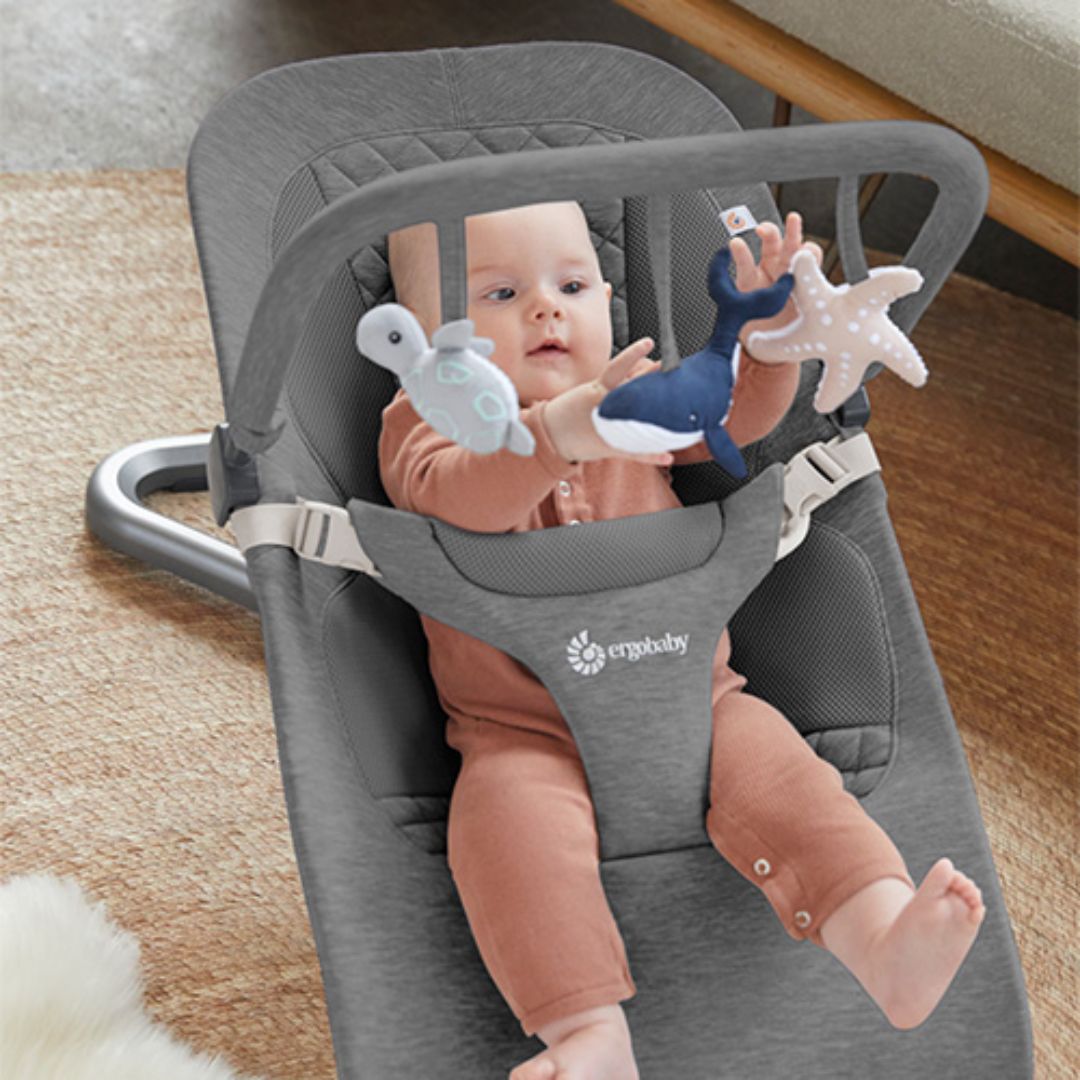 Ergobaby Evolve Babysitter lekbåge Charcoal grey