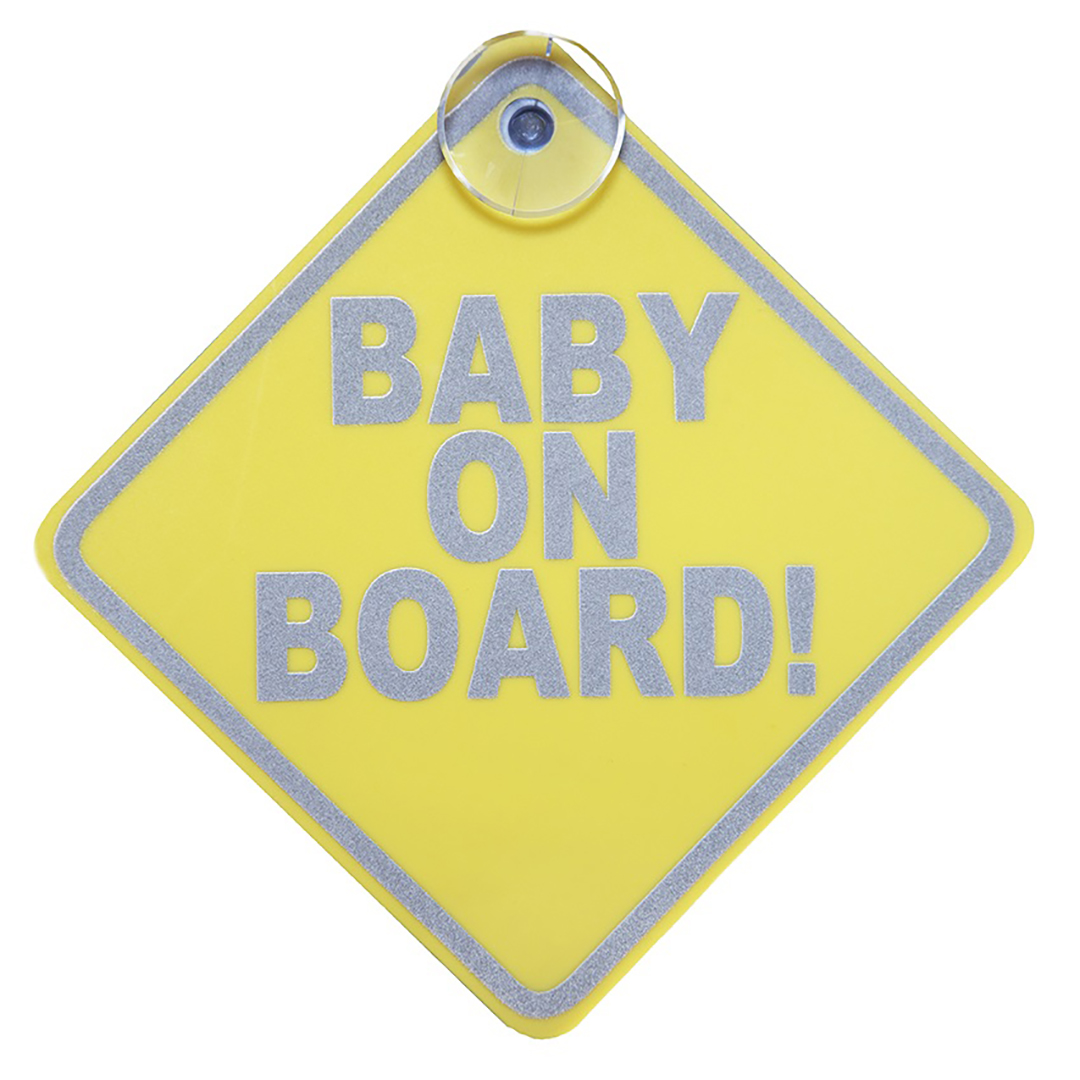 Fresh Kid säkerhetsskylt Baby on Board Reflex 