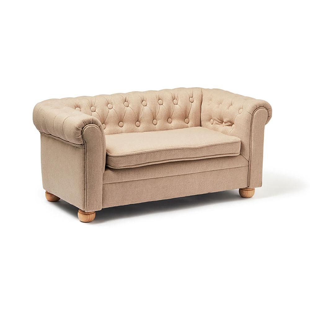 Kids Concept Soffa Chesterfield liten beige