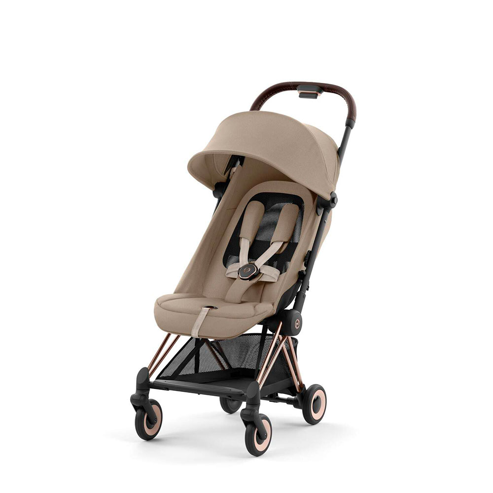 Cybex COYA resevagn Rosegold Cozy Beige 