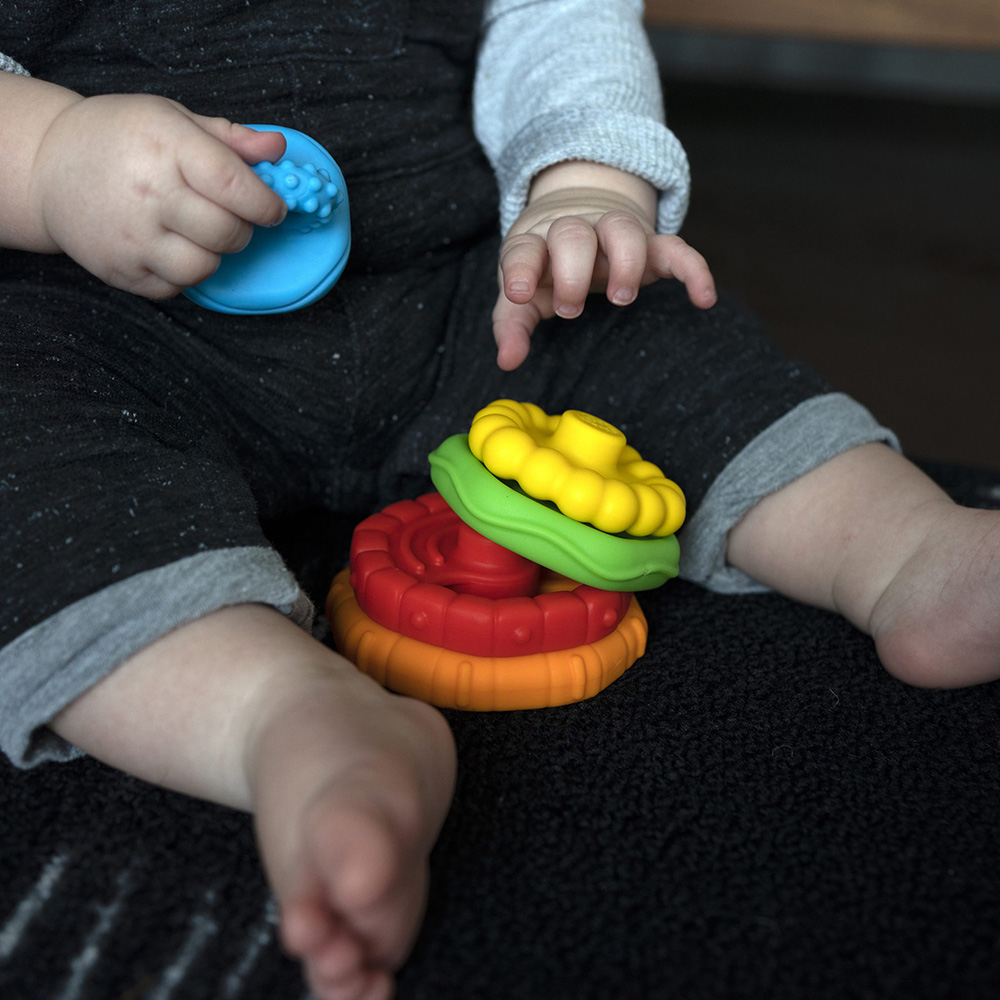 Baby Einstein bitringar som kan staplas