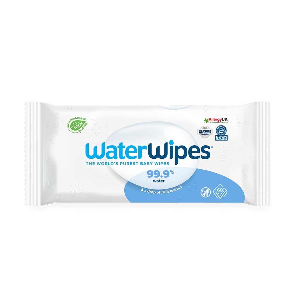 WaterWipes 3x60 st plastfri våtservett