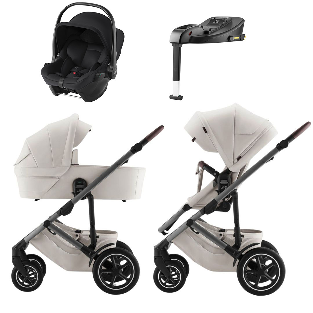 Britax Smile 5Z Soft Taupe + Baby-Safe Core paket