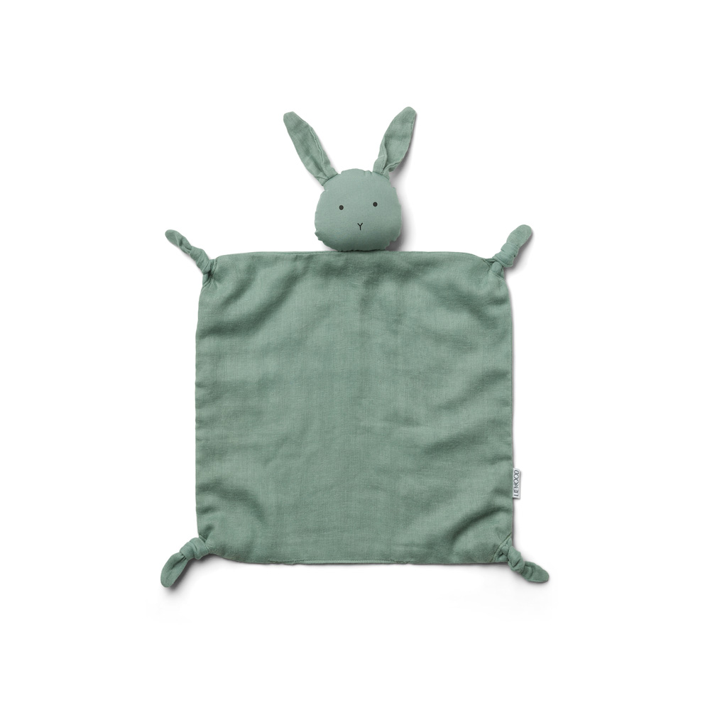 Liewood Agnete cuddle cloth Rabbit- peppermint 