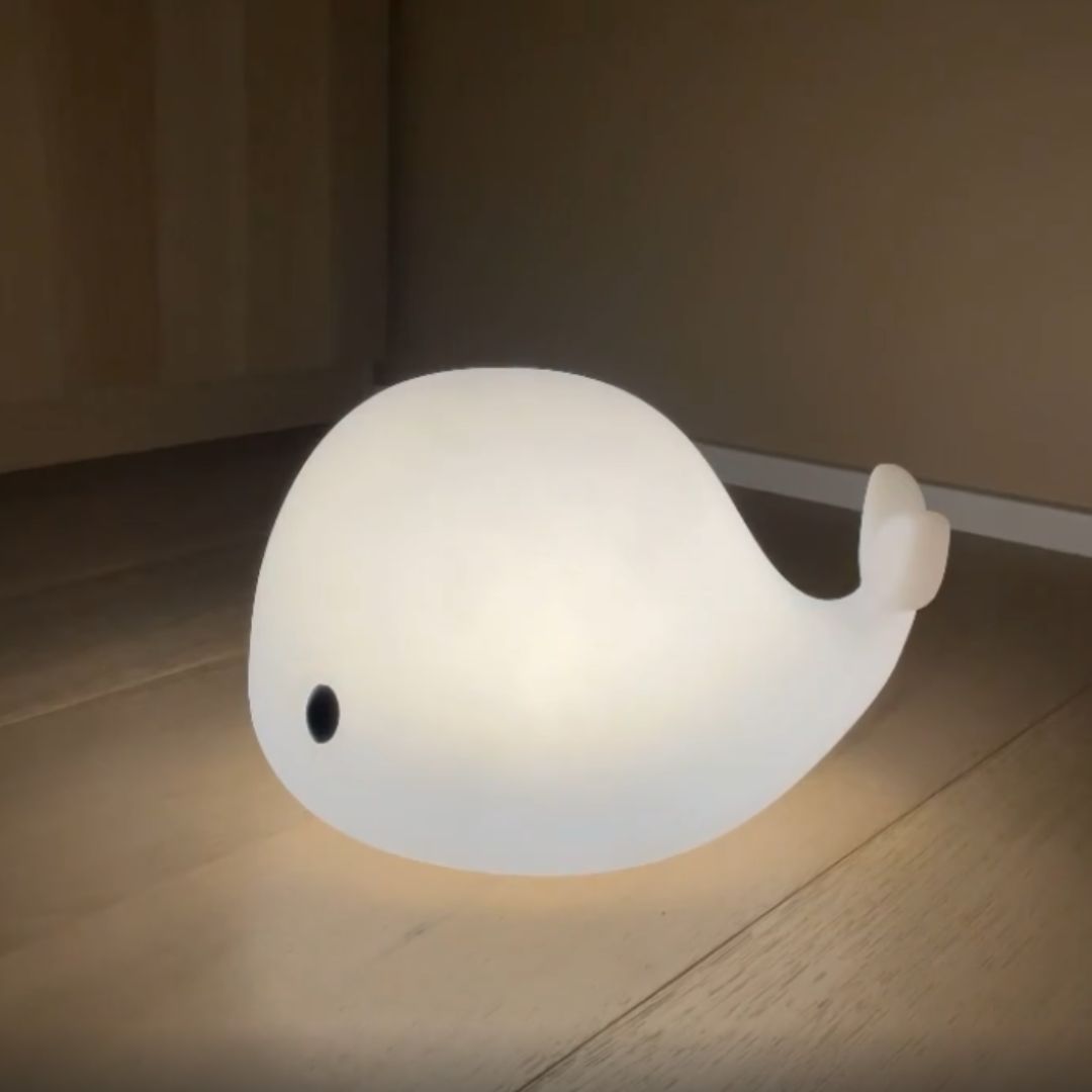 Filibabba LED-lampa - Christian the whale