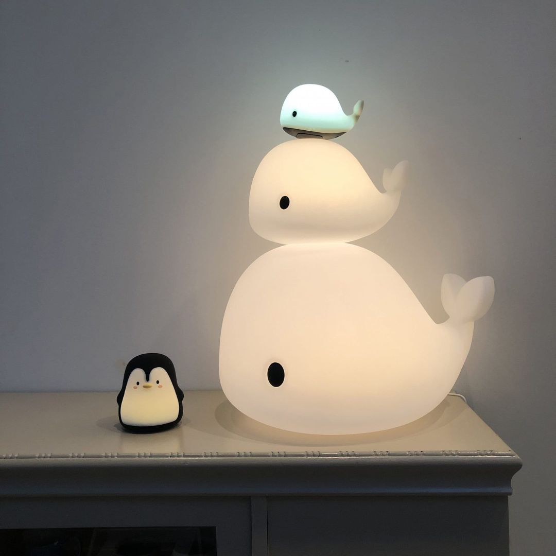 Filibabba LED-lampa - Christian the whale