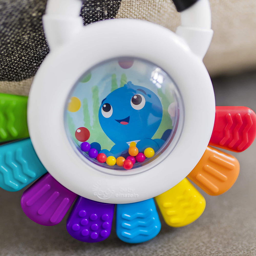 Baby Einstein bläckfisk 2 i 1 Skallra/Bitring