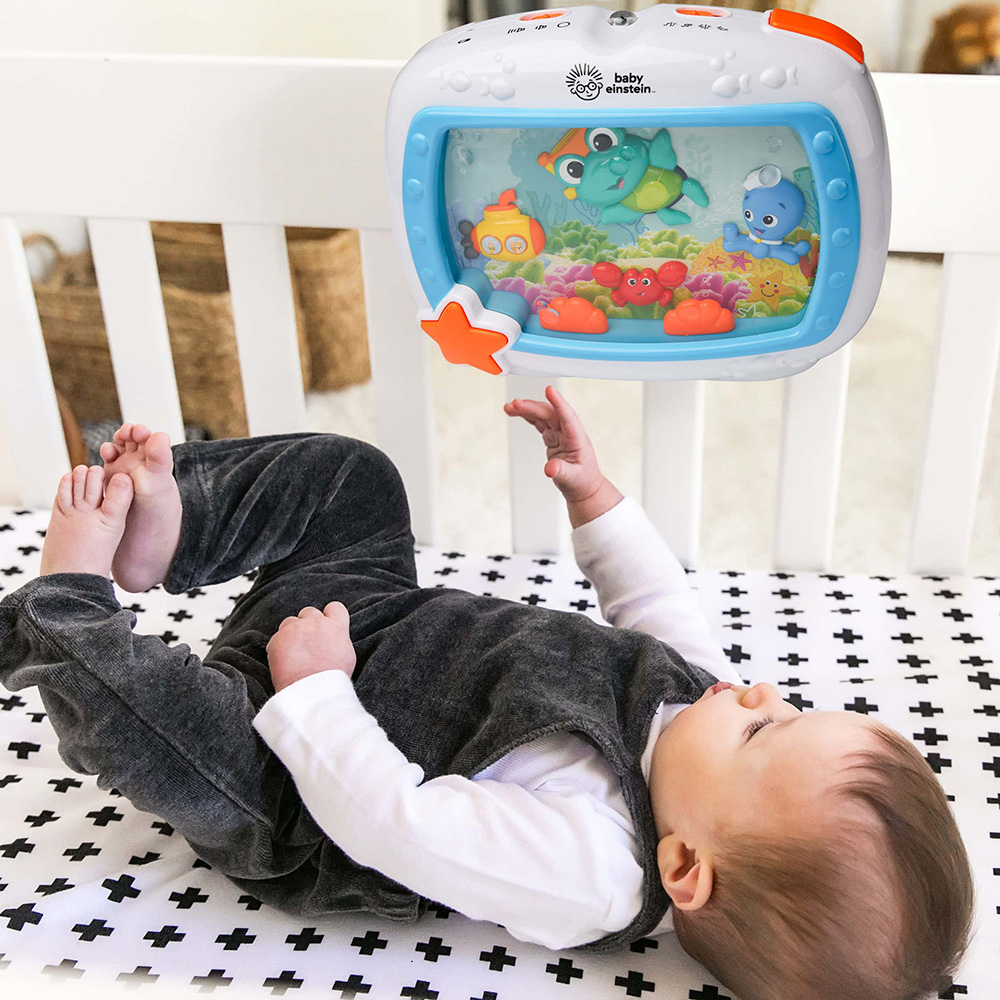 Baby Einstein aktivitetsleksak till säng