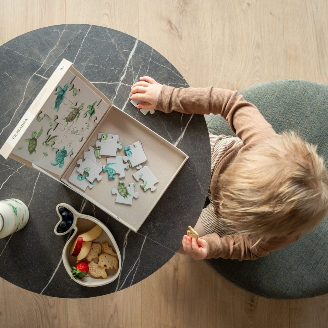 Filibabba Magnetiska spel - Pussel med sköldpadda