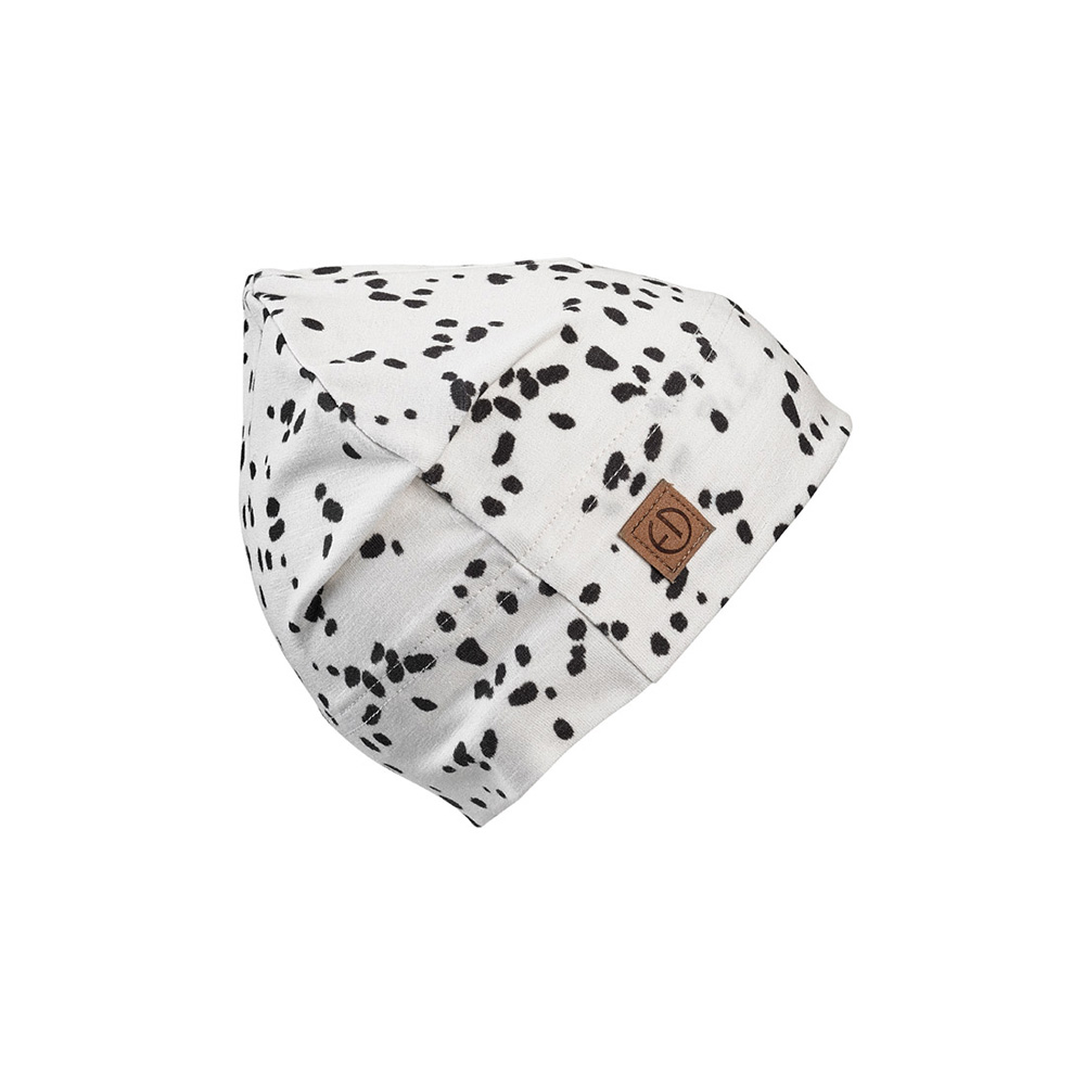 Elodie Light Beanie -Dalmatian Dots 0-6m