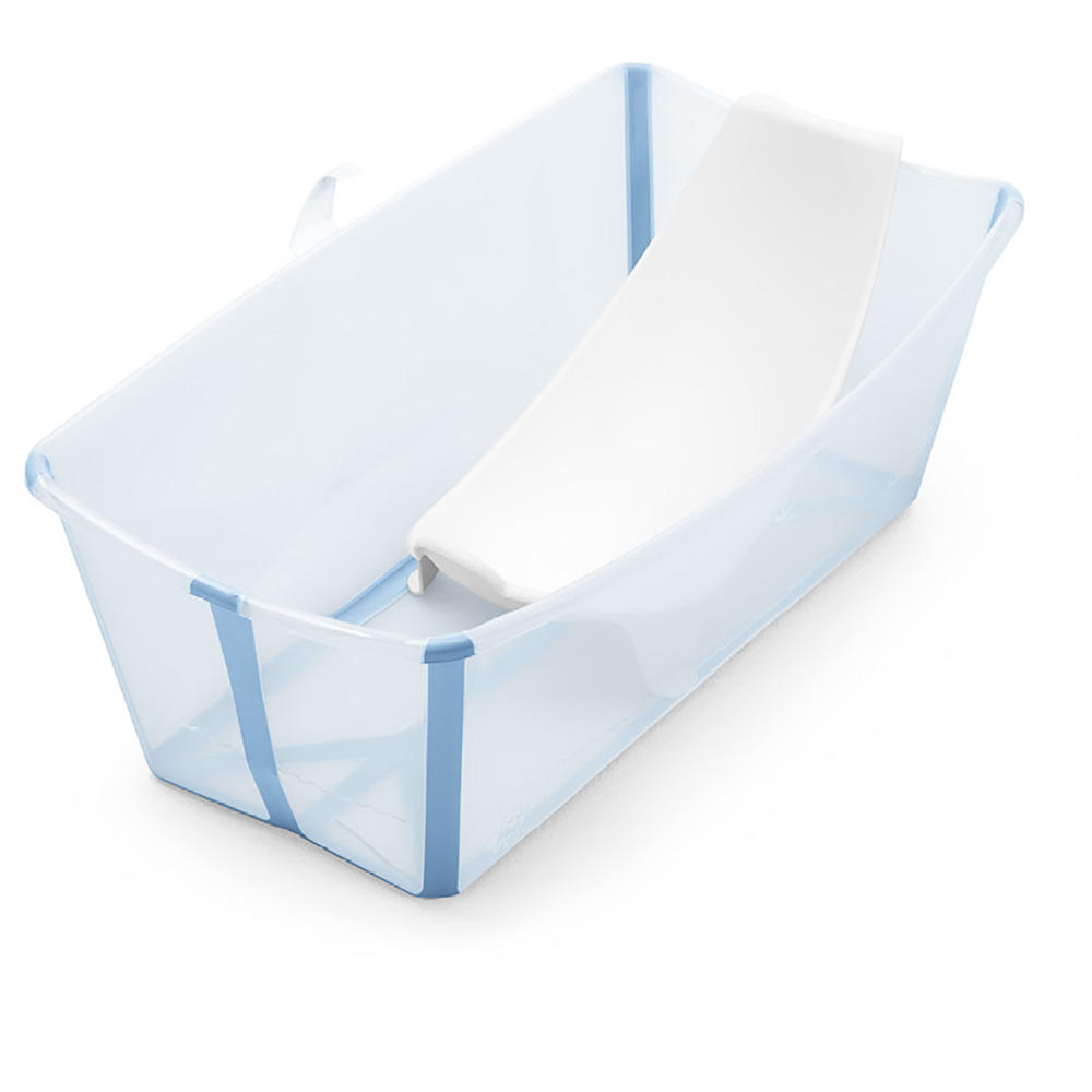 Stokke badbalja Flexi bath badstöd Glacier Blue