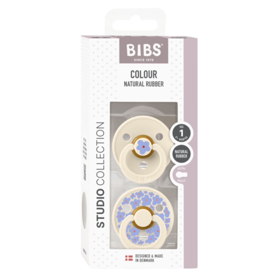 Bibs Napp 2-Pack 0-6m Ivory/Ivory