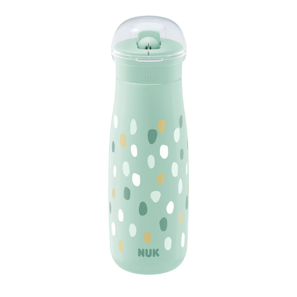 NUK Mini-Me Drickflaska - Mint Prickar 450 ml