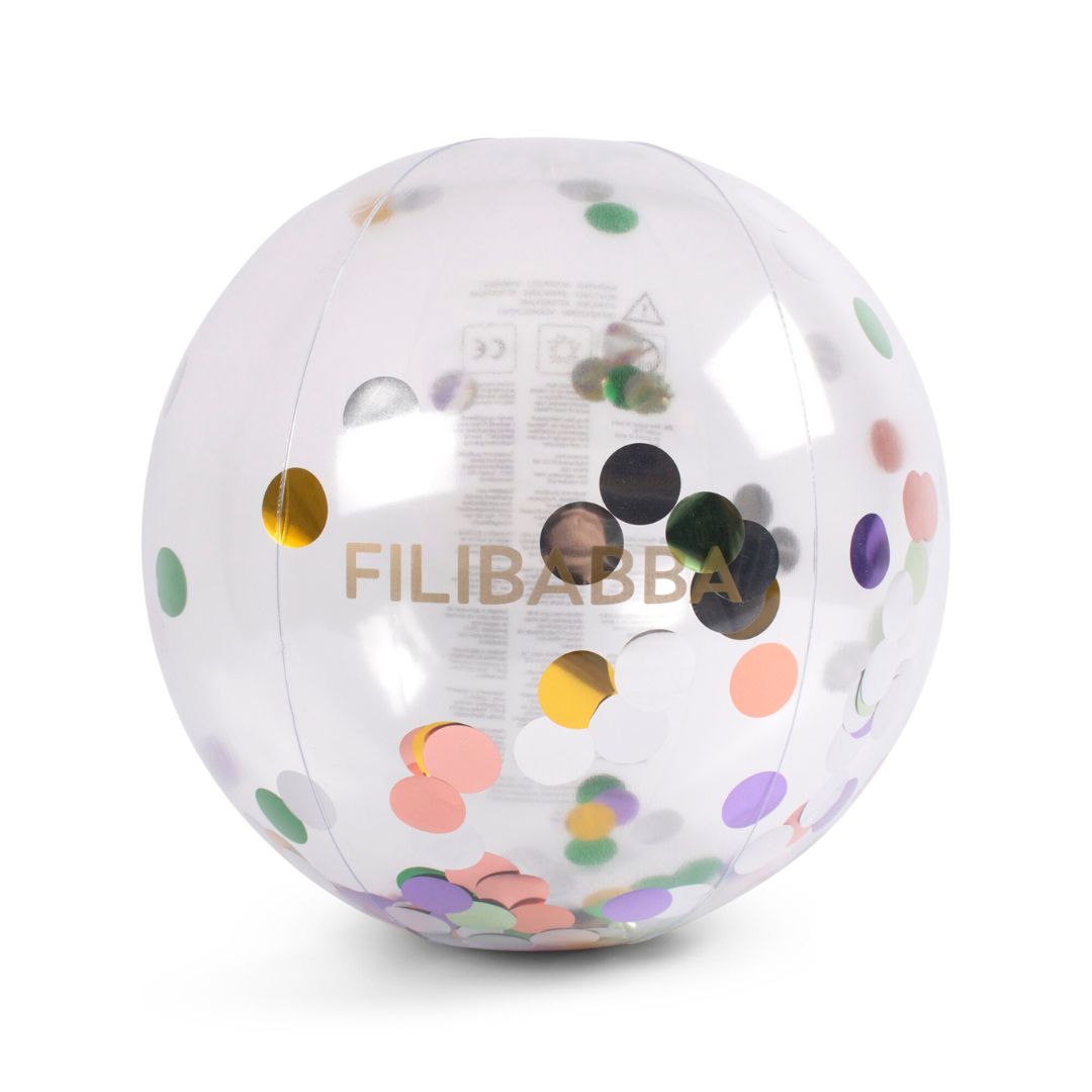 Filibabba Strandboll Alfie - Glitter strandboll