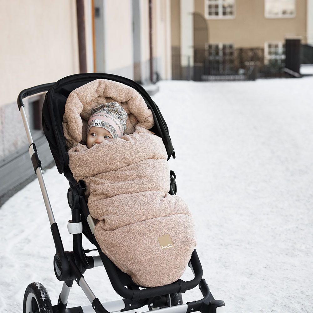 Elodie åkpåse Pink Bouclé