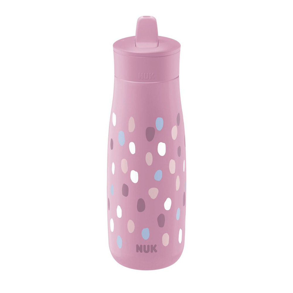 NUK Mini-Me Drickflaska - Lila prickar 450 ml