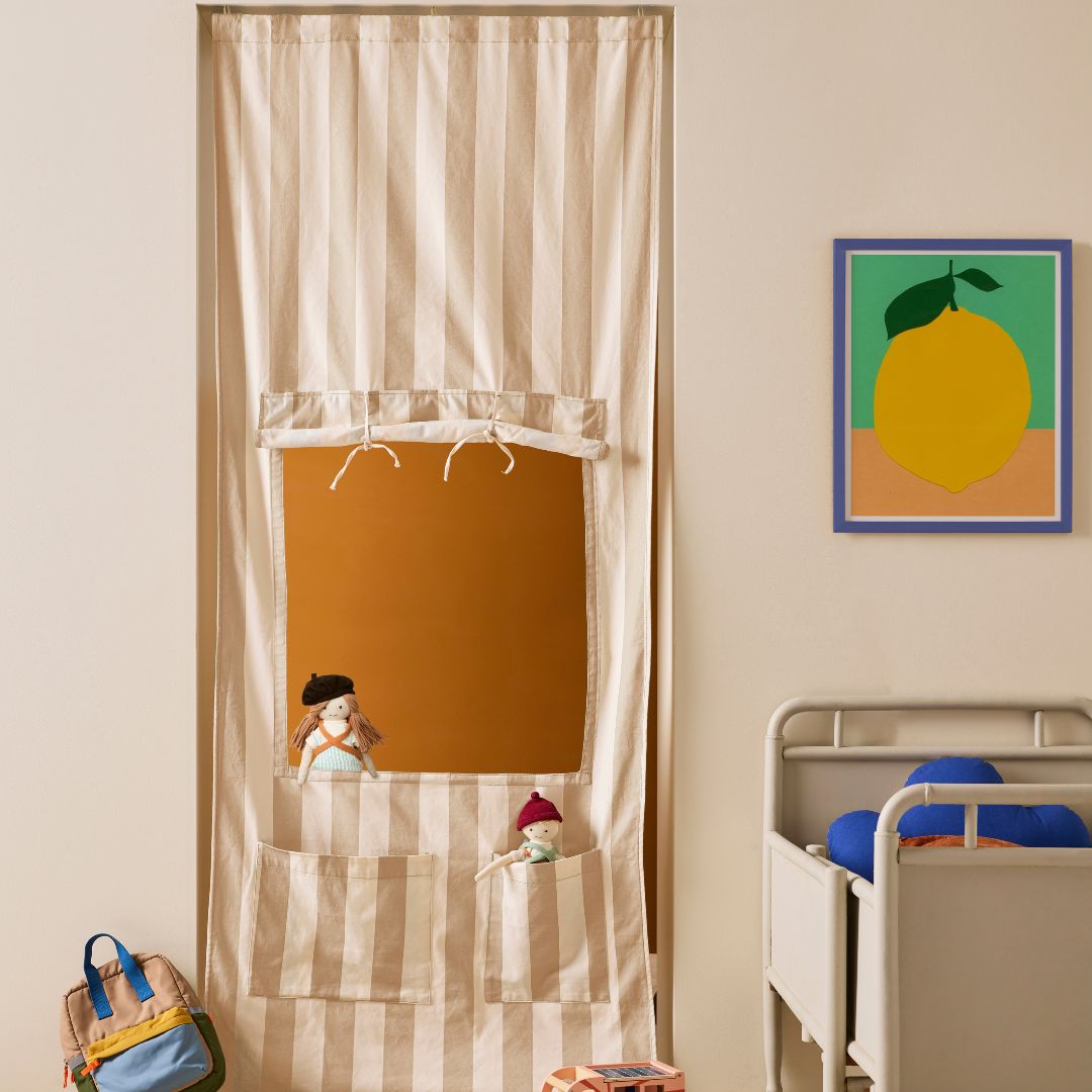 Kids Concept Kiosk dörr rand beige