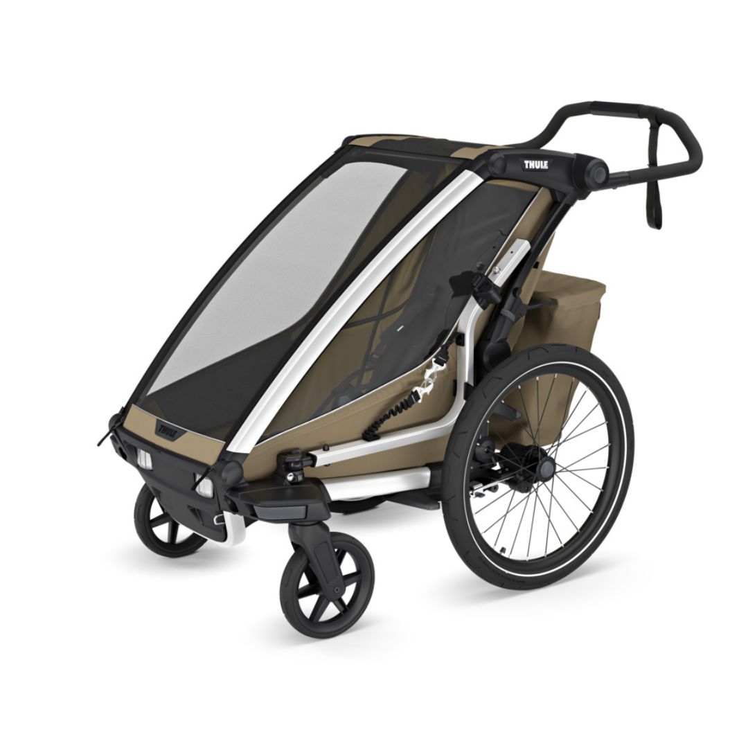 Thule Chariot Cross 1 Khaki single cykelvagn