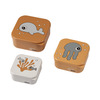 Done by Deer Snack box 3-pack Sea friends Mustard/Grey