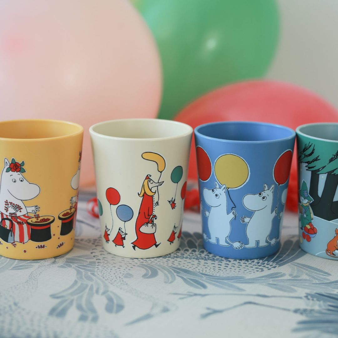 Rätt Start Mumin Festligheter Tumblermugg ballong