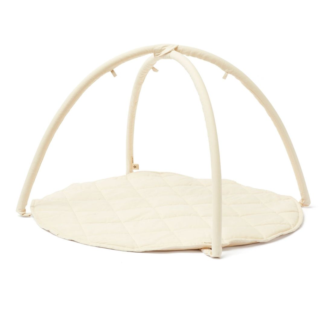 Kids Concept Babygym textil naturvit