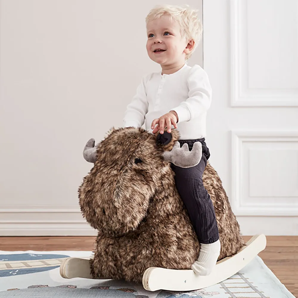 Kids Concept Gunghäst älg EDVIN