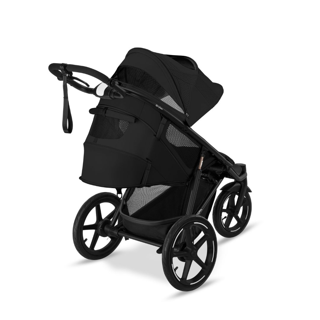 Cybex AVI SPIN joggingvagn Moon Black