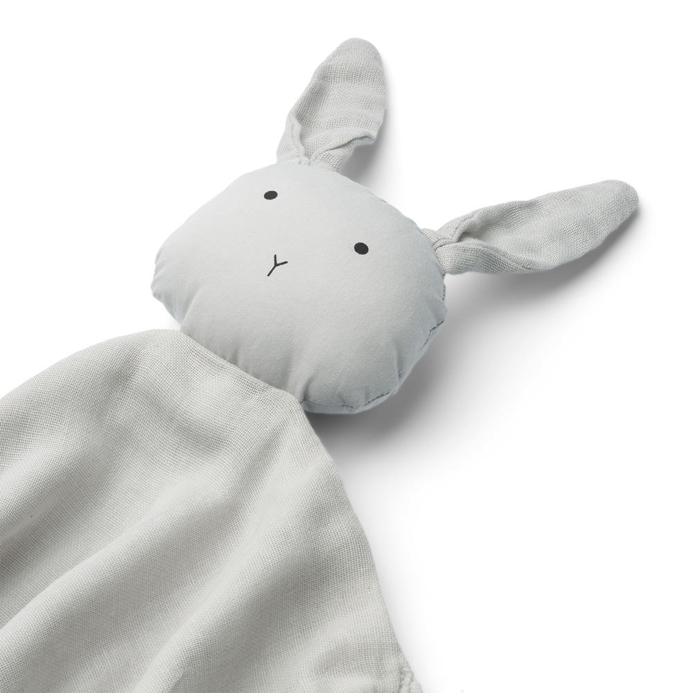 Liewood Agnete cuddle cloth Rabbit- dumbo grey 