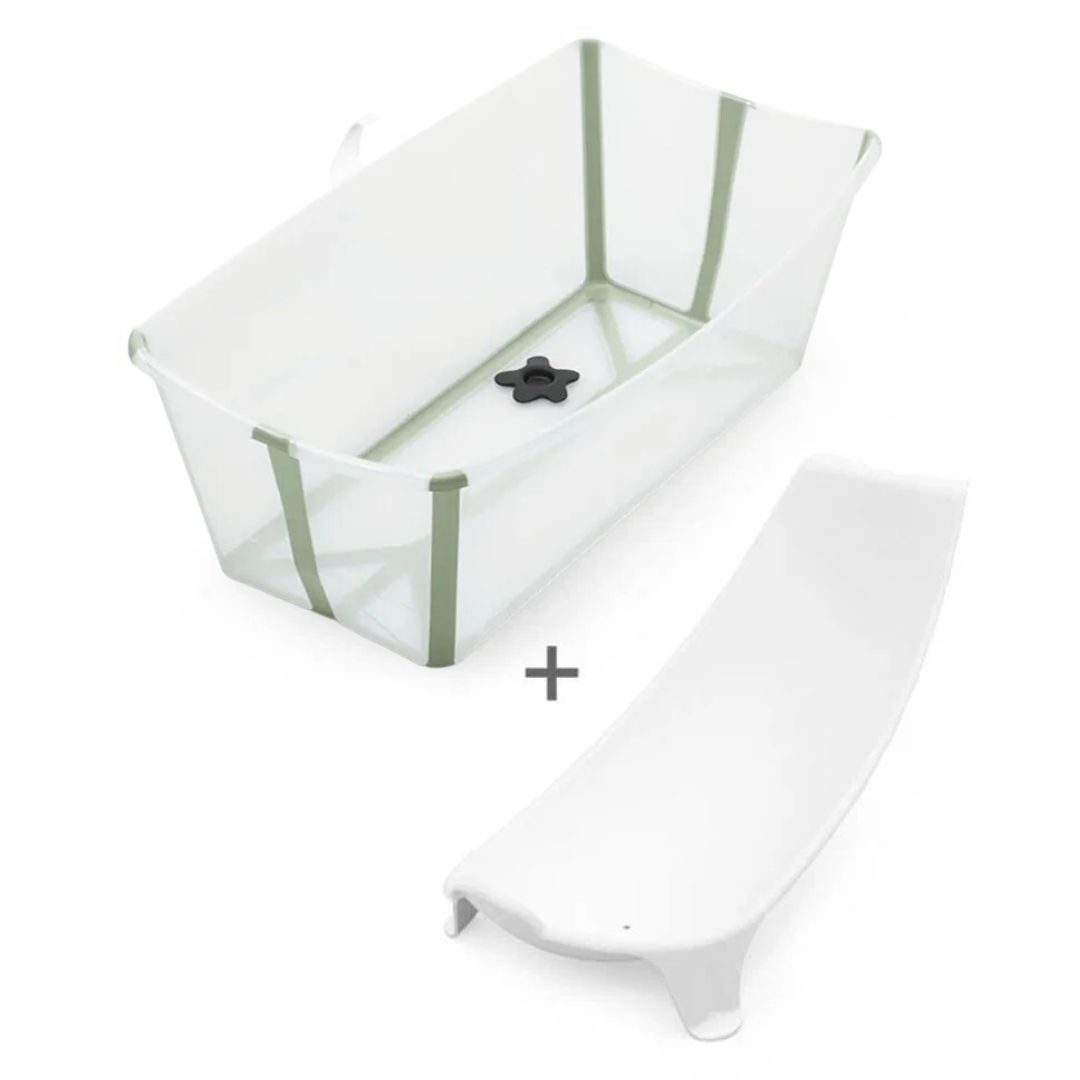 Stokke badbalja Flexi Bath X-Large badstöd Transparent Green