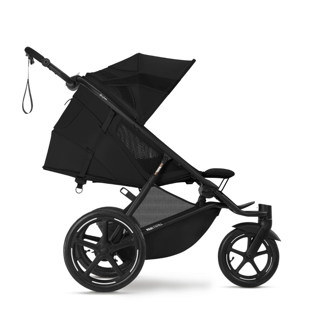 Cybex AVI SPIN joggingvagn Moon Black