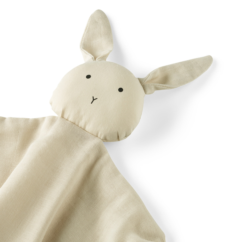 Liewood Agnete cuddle cloth Rabbit- sandy 