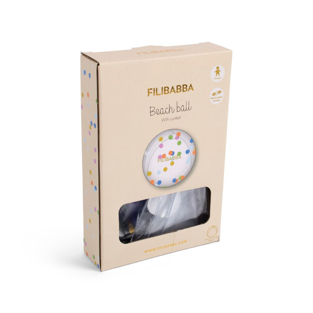 Filibabba Badboll Alfie - Glitter strandboll