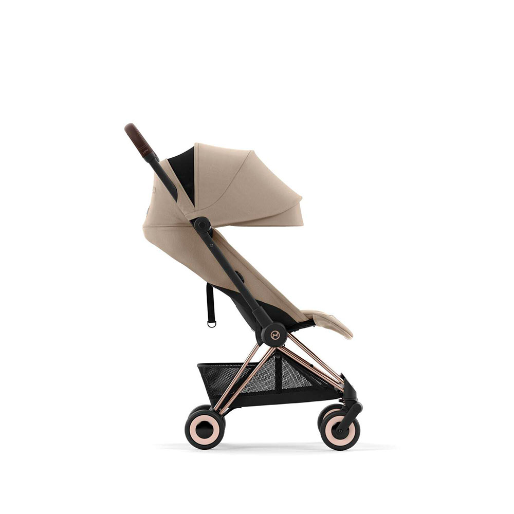 Cybex COYA resevagn Rosegold Cozy Beige 