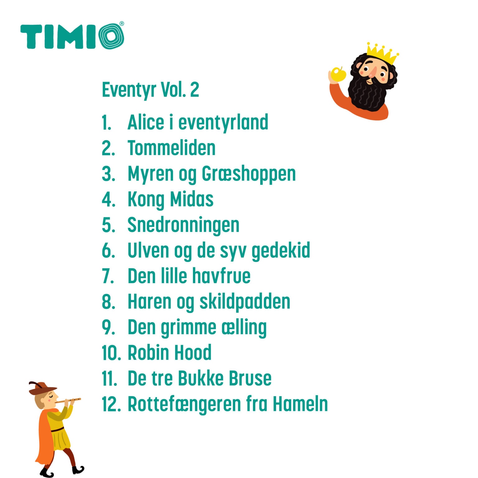 TIMIO interaktiv ljudspelare disc set 4 - Nursery Rhymes