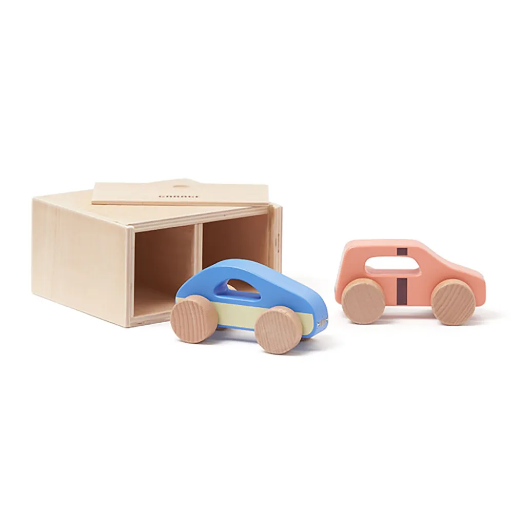 Kids Concept Bilar 2-pack med garage AIDEN